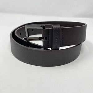 Men's Calvin Klein Size Large Synthetic Leather Textured Belt Brown